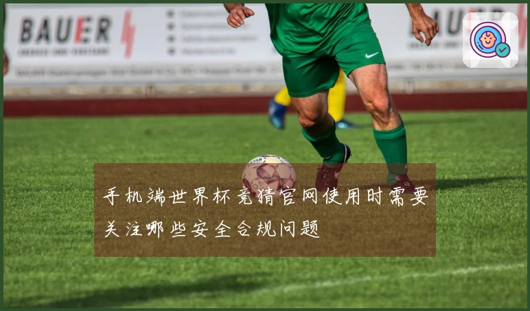 手机端世界杯竞猜官网使用时需要关注哪些安全合规问题